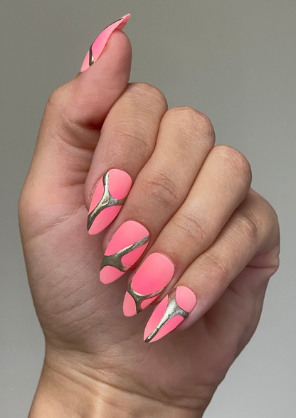 Pink Ombre Chrome